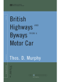 cover of the book British Highways and Byways from a Motor Car