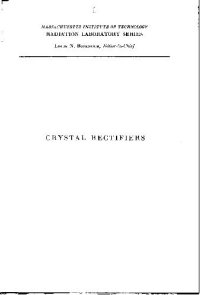 cover of the book Crystal Rectifiers