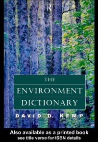 cover of the book Environment Dictionary