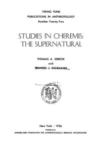 cover of the book Studies in Cheremis: The Supernatural