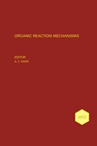 cover of the book Organic Reaction Mechanisms 2012