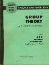 cover of the book Schaum's outline of theory and problems of group theory