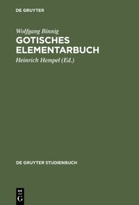 cover of the book Gotisches Elementarbuch