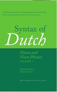 cover of the book Syntax of Dutch: Nouns and Noun Phrases - Volume 1