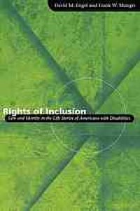 cover of the book Rights of Inclusion: Law and Identity in the Life Stories of Americans with Disabilities