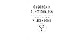 cover of the book Orgonomic Functionalism - Vol VI