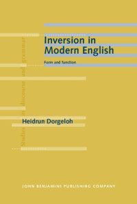 cover of the book Inversion in Modern English: Form and function