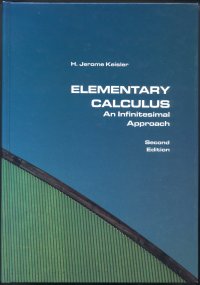 cover of the book Elementary Calculus: An Infinitesimal Approach