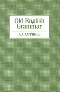 cover of the book Old English Grammar