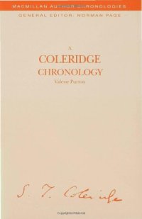 cover of the book A Coleridge Chronology