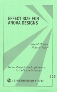 cover of the book Effect Size for ANOVA Designs