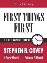 cover of the book First Things First: Interactive Edition