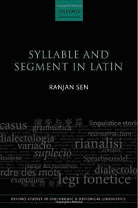 cover of the book Syllable and Segment in Latin