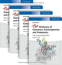 cover of the book The Dictionary of Genomics, Transcriptomics and Proteomics