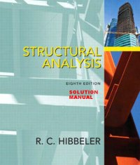 cover of the book Structural Analysis 8th Edition Solutions Manual