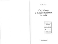 cover of the book Capitalismo e mercato nazionale in Italia