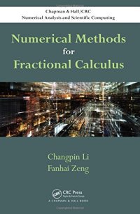 cover of the book Numerical methods for fractional calculus