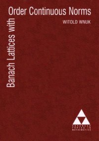 cover of the book Banach Lattices with Order Continuous Norms