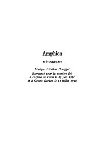 cover of the book Amphion