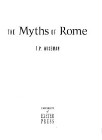 cover of the book The myths of Rome