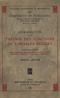 cover of the book Introduction a la Theorie des Fonctions de Variables Reelles