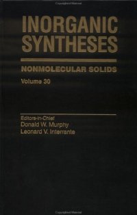 cover of the book Inorganic Synthesis, Vol. 30