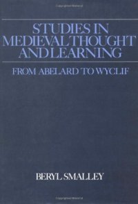 cover of the book Studies in Medieval Thought and Learning. From Abelard to Wyclif