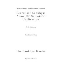 cover of the book Secrets of  Sankhya