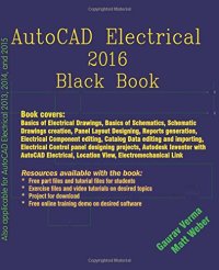 cover of the book AutoCAD Electrical 2016 Black Book