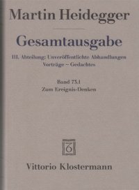 cover of the book Zum Ereignis-Denken (1/2)