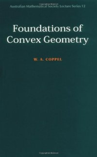 cover of the book Foundations of Convex Geometry