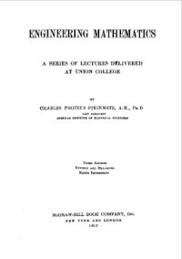 cover of the book Engineering mathematics [Text] : A series of lectures delivered at union college