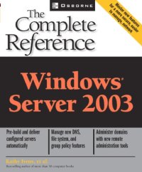 cover of the book Windows Server 2003: the complete reference