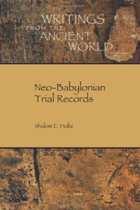 cover of the book Neo-Babylonian Trial Records