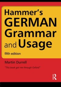 cover of the book Hammer's German Grammar and Usage