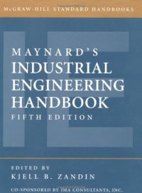 cover of the book Maynard's Industrial Engineering Handbook