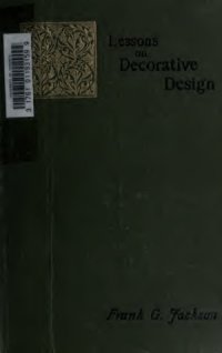 cover of the book Lessons on decorative design