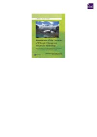 cover of the book Assessment of the Impacts of Climate Change on Mountain Hydrology : Development of a Methodology Through a Case Study in the Andes of Peru