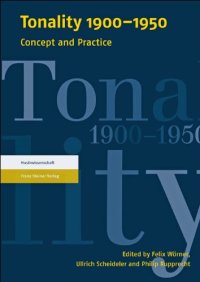 cover of the book Tonality 1900-1950: Concept and Practice