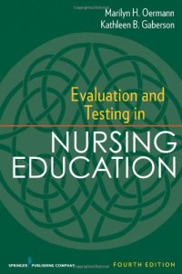 cover of the book Evaluation and Testing in Nursing Education