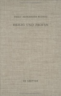 cover of the book Heilig und Profan: Redaktionskritische Studien zu Ez 40-48