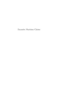 cover of the book Excessive Maritime Claims : Third Edition