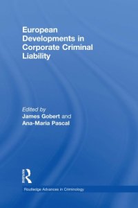 cover of the book European Developments in Corporate Criminal Liability