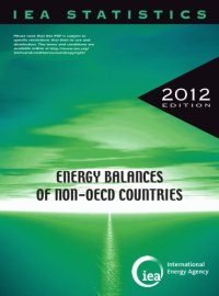 cover of the book Energy Balances of non-OECD Countries 2012