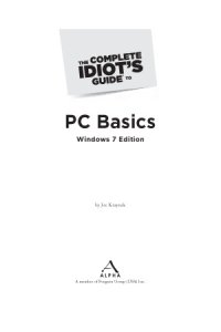 cover of the book The Complete Idiot&#039;s Guide to  PC Basics (Windows 7 Edition)