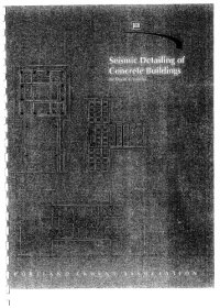 cover of the book SDCB Seismic Detailing of Concrete Buildings