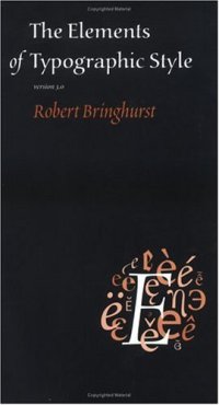 cover of the book The Elements of Typographic Style