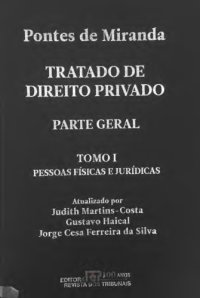 cover of the book Tratado de Direito Privado, Tomo I: Introdução, Pessoas Físicas e Jurídicas