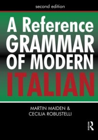 cover of the book A Reference Grammar of Modern Italian