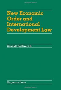 cover of the book New Economic Order and International Development Law